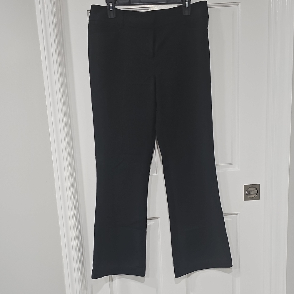 Elegant Black Flare Women's Pants